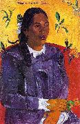Paul Gauguin Vahine No Te Tiare USA oil painting artist